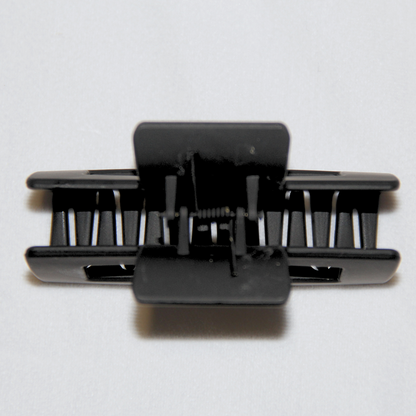 Black Medium Rectangle Claw Clip