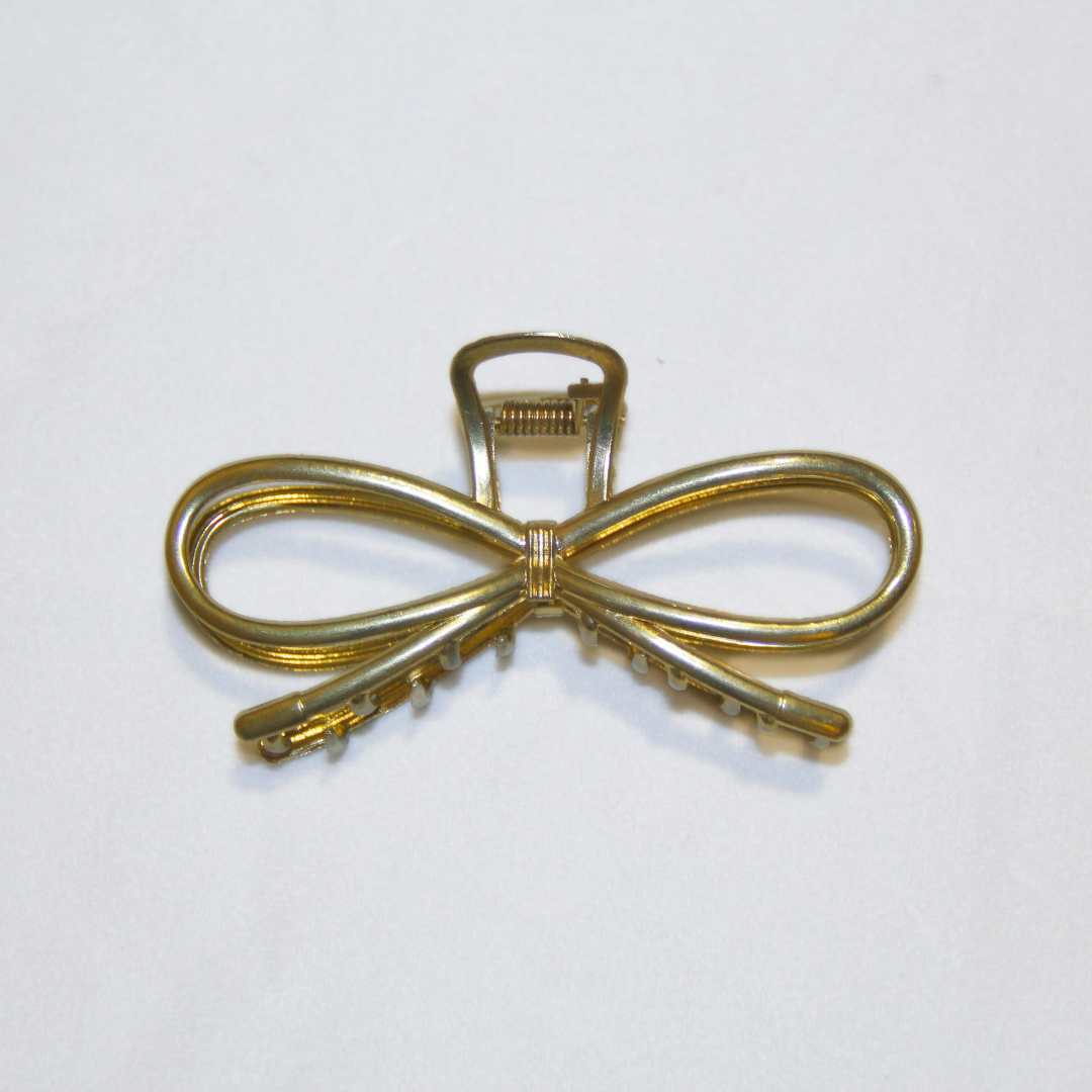 Bow Peep Medium Gold Clip