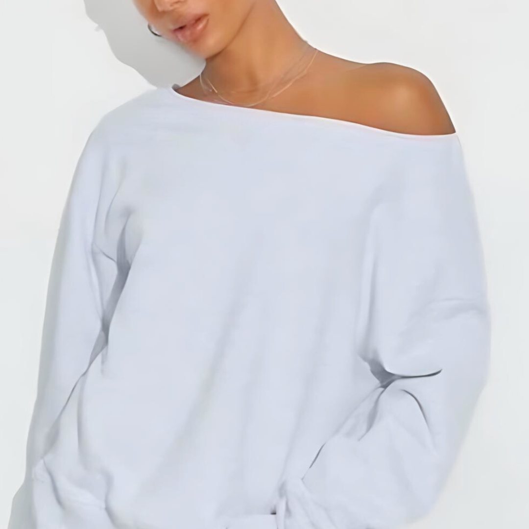 Off the Shoulder Sweatshirt